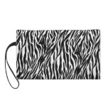 Zebra Wristlet Wallet at Zazzle