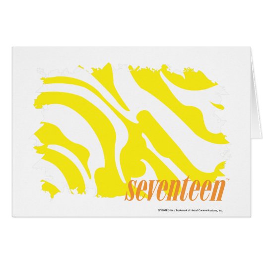 Zebra Yellow 2 Cards (Front Horizontal)