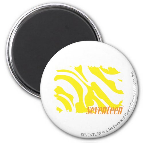 Zebra Yellow 2 Magnet