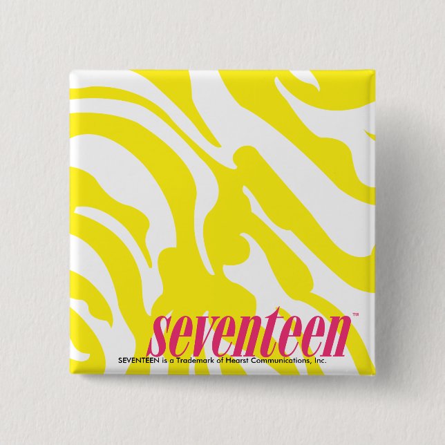 Zebra Yellow Button (Front)