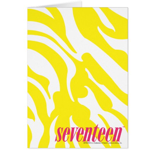Zebra Yellow Cards (Front)