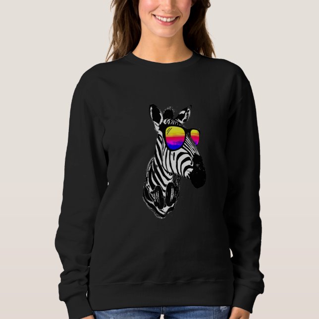 Zebra  Zebra Kids Zebra Girl Zebra  Zebra Sweatshirt (Front)