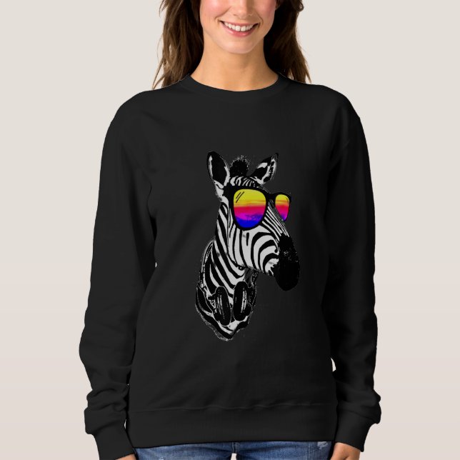 Zebra  Zebra Kids Zebra Girl Zebra  Zebra Sweatshirt (Front)