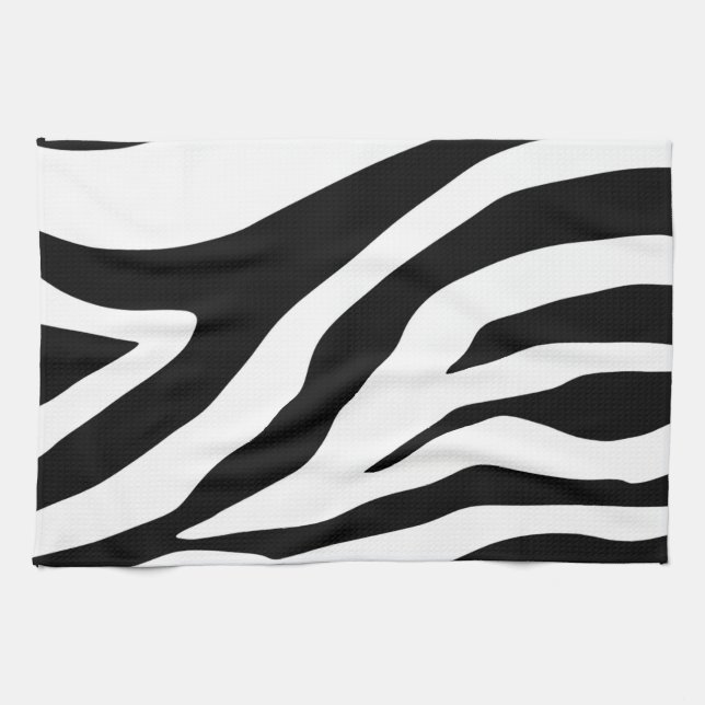 Zebra, Zebra Print, Zebra Pattern, Safari, Africa, Kitchen Towel (Horizontal)