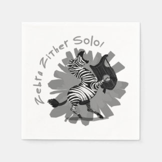 Zebra Zither Solo Napkins