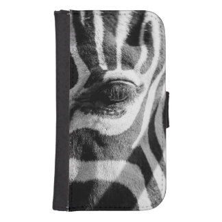 Zebra Zoom Samsung S4 Wallet Case