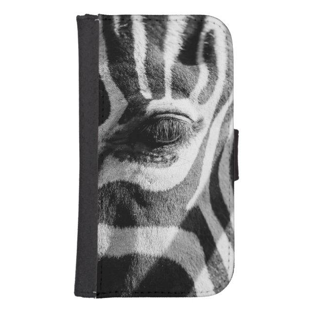 Zebra Zoom Samsung Galaxy Wallet Case (Front)