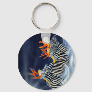 Zebradeer in Flight Keychain