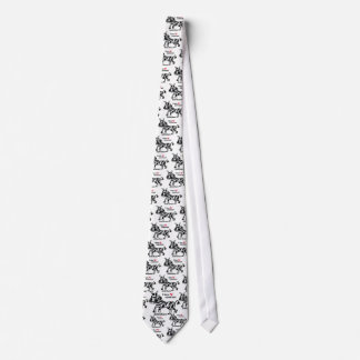 Zebraham- I love contrast Tie