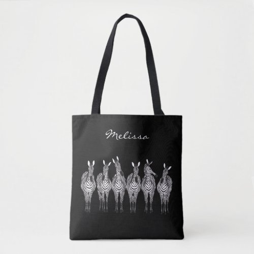 Zebras All_Over_Print Tote Bag