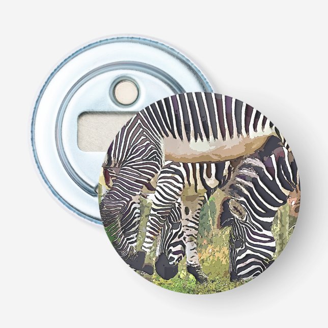 ZEBRAS BOTTLE OPENER (Front)
