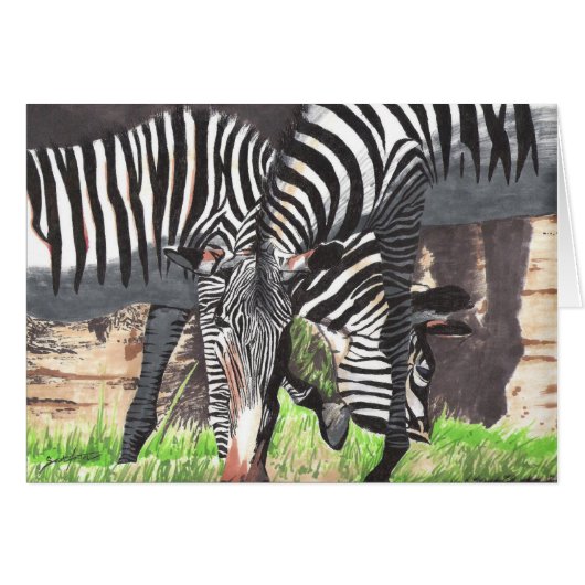 Zebras Cards (Front Horizontal)