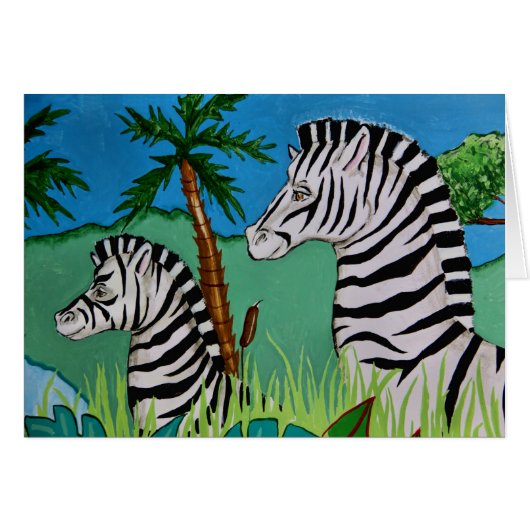 Zebras Cards (Front Horizontal)