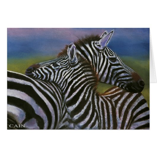 Zebras Cards (Front Horizontal)