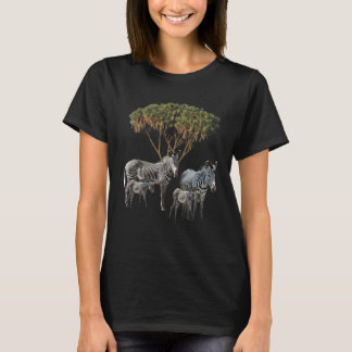 Zebras Doumpalm Zebra in Africa T-Shirt