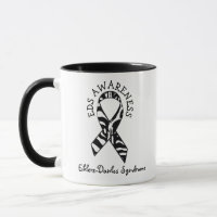 Zebras EDS Ehlers-Danlos syndrome Coffee Mug