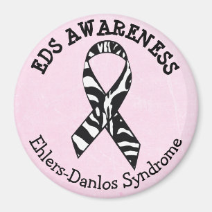 Zebras EDS Ehlers-Danlos syndrome Magnet