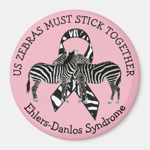 Zebras EDS Ehlers-Danlos syndrome Magnet