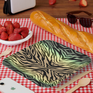 Zebras in the Forest Paper Plates