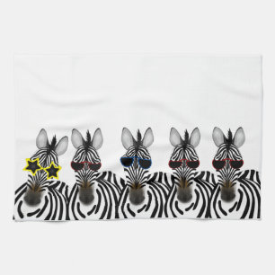 Zebras Kitchen Towels