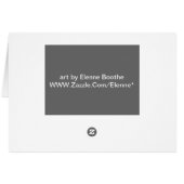 Zebras love_ cards (Back Horizontal)