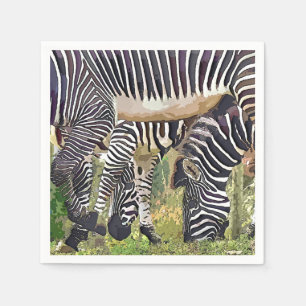 ZEBRAS NAPKINS