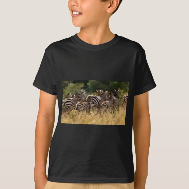 Zebras on the Move: A Journey of a Thousand Miles T-Shirt (Front)