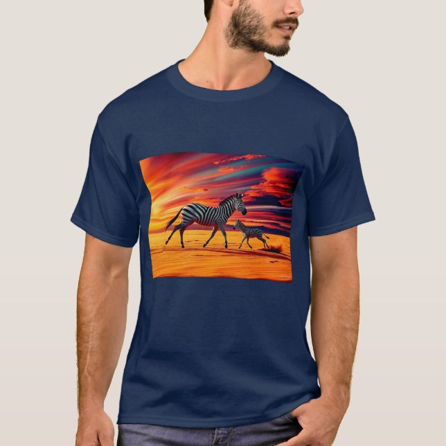 Zebras on the Run T-Shirt (Front)