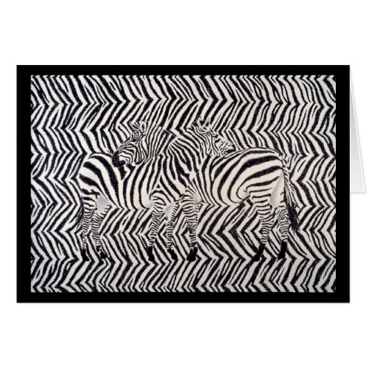 Zebras: Read Between The Lines Cards (Front Horizontal)
