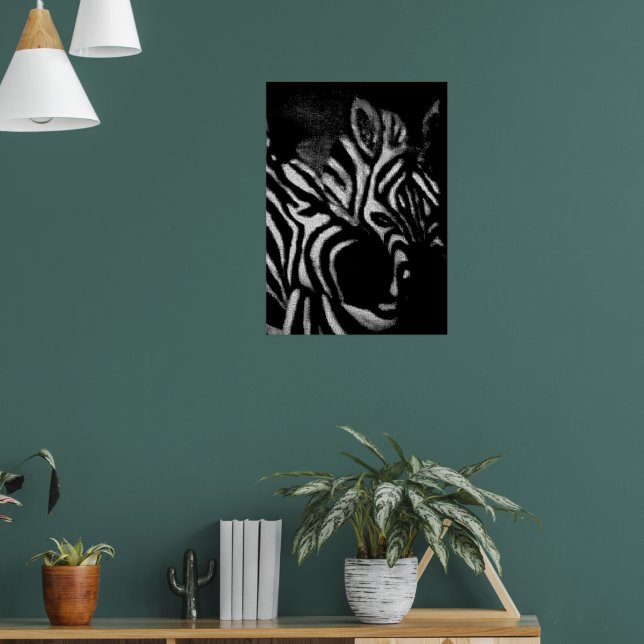 Zebras Reprint Poster (Living Room 1)