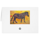 Zebras Rock Cards (Back Horizontal)
