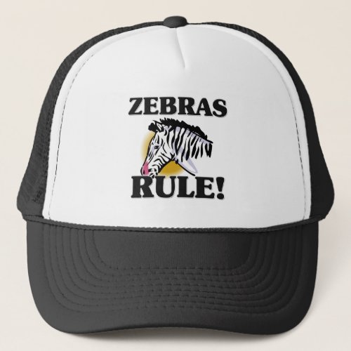 ZEBRAS Rule Trucker Hat