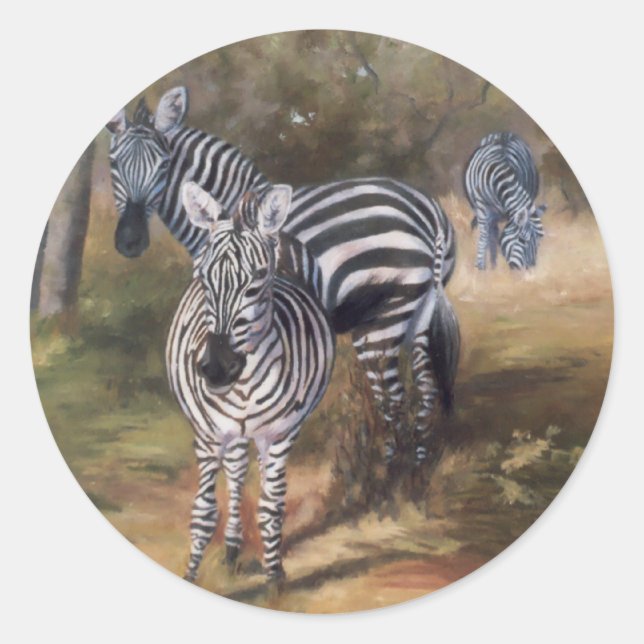 zebras Sticker (Front)