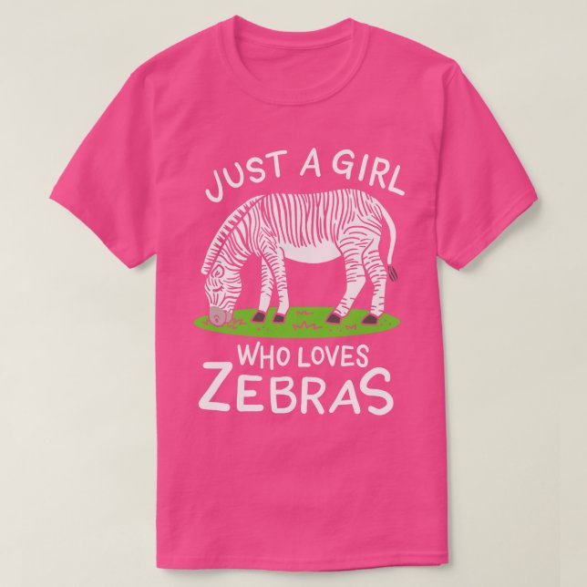 Zebras Zebra Lover T-Shirt (Design Front)