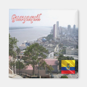 zEC020 GUAYAQUIL, Ecuador, America, Fridge Magnet