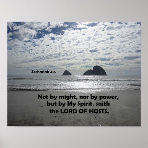Zech 46 Not by might nor by power Poster