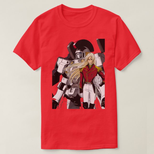 Zechs and Tallgeese Gundam Wing  T-Shirt (Design Front)