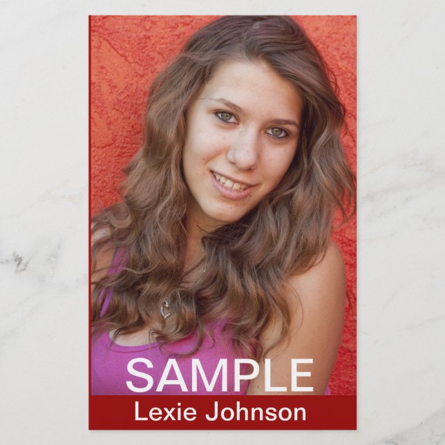 Zed Card Models - Actors Headshots Flyer (Front)