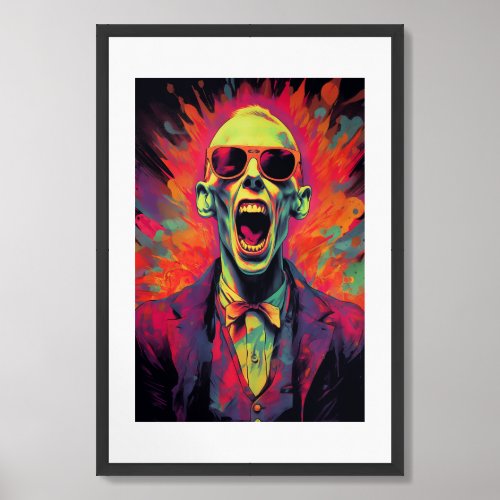 Zed Head Framed Art