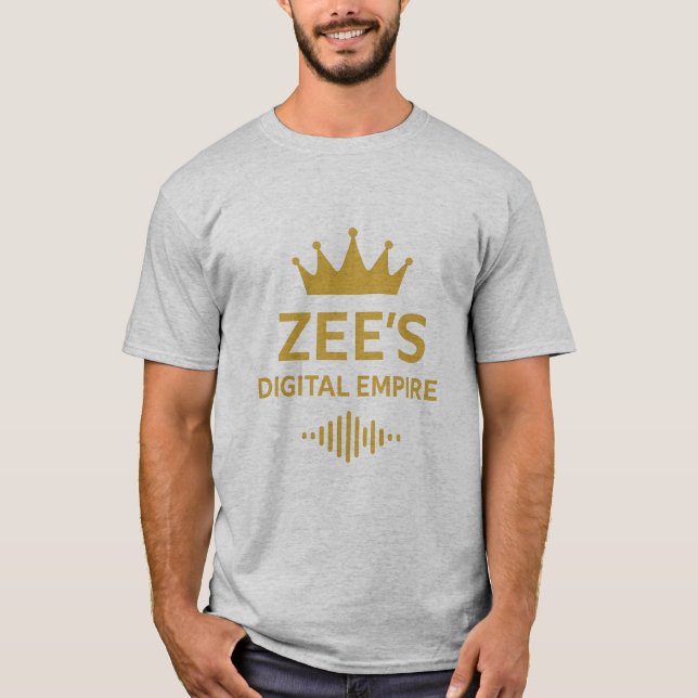 Zee’s Digital Empire Tee – Bosswear for Creator (Front)