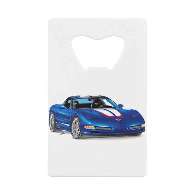 ZEEOSIX COLLECTIBLE AUTO ART CREDIT CARD BOTTLE OPENER (Front)