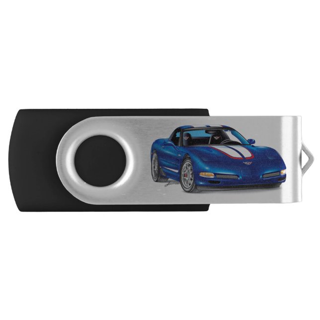 ZEEOSIX COLLECTIBLE AUTO ART FLASH DRIVE (Front)