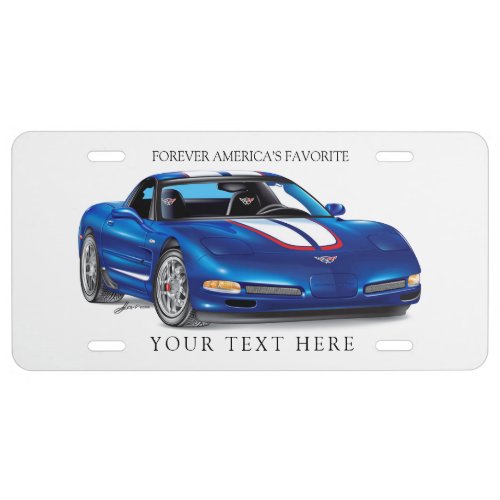 ZEEOSIX COLLECTIBLE AUTO ART LICENSE PLATE