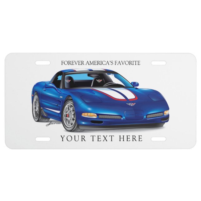 ZEEOSIX COLLECTIBLE AUTO ART LICENSE PLATE (Front)