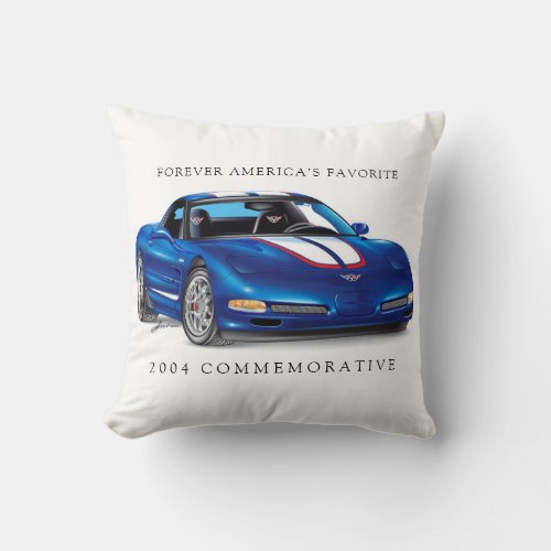 ZEEOSIX COLLECTIBLE AUTO ART THROW PILLOW