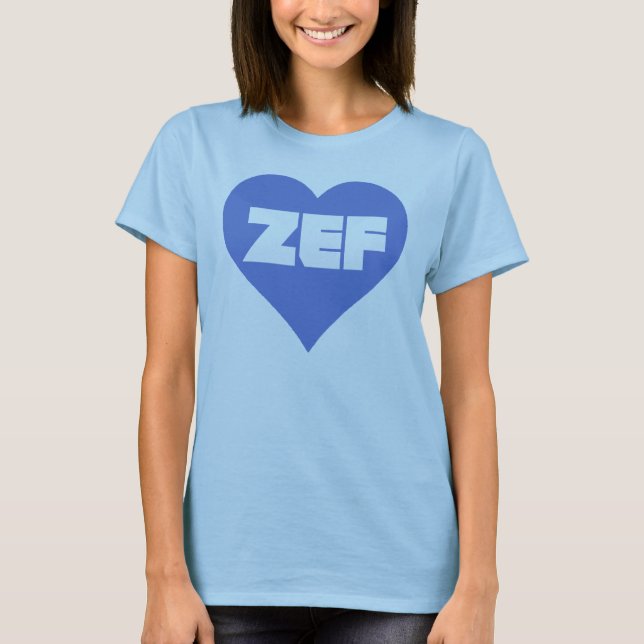 ZEF BLUE T-Shirt (Front)