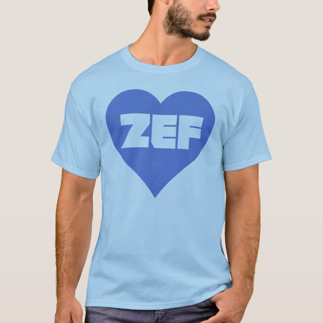 ZEF BLUE T-Shirt (Front)