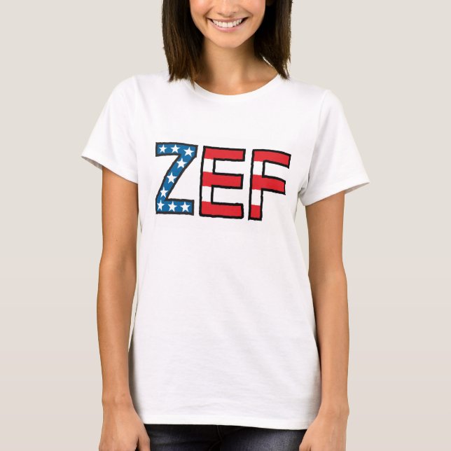 ZEF Stars & Stripes Women's T-Shirt (Front)