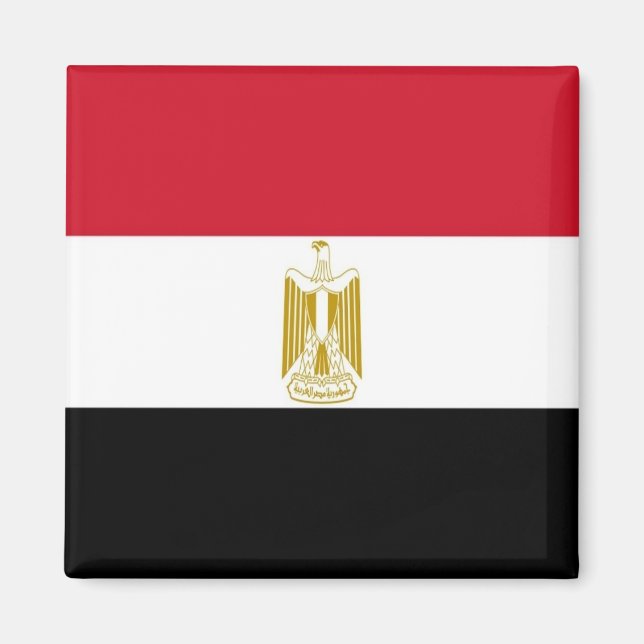 zEG001  EGYPT FLAG, Africa, Fridge Magnet (Front)