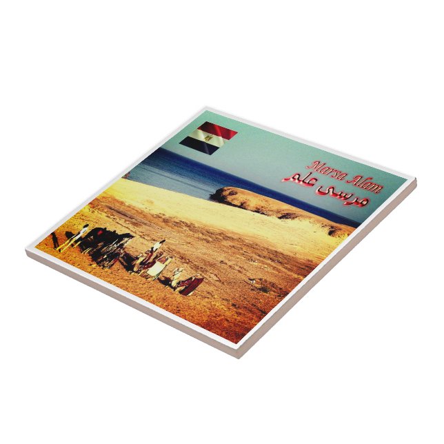 zEG045 MARSA ALAM, Red Sea, Egypt, Africa, Ceramic Tile (Side)
